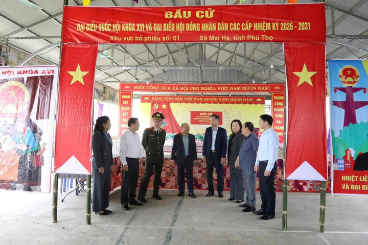Công an tỉnh Phú Thọ giữ vững an ninh trật tự, sẵn sàng cho ngày bầu cử