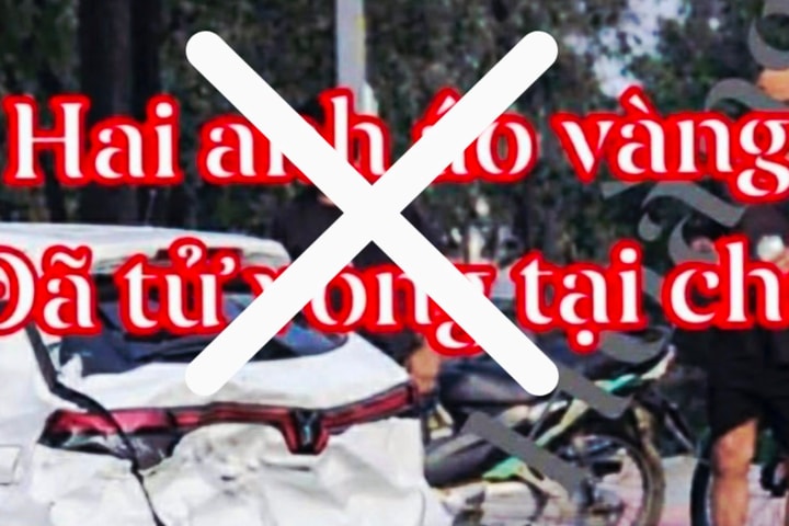 Thông tin 2 CSGT tại Thanh Hóa hy sinh khi truy đuổi người vi phạm là bịa đặt