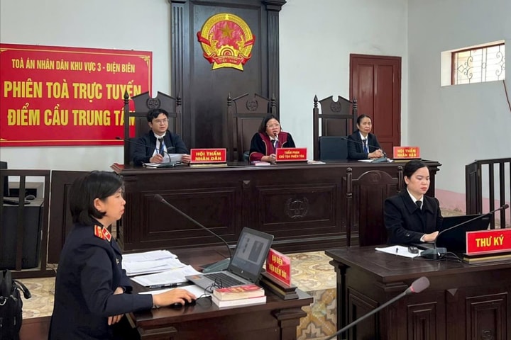 TAND khu vực 3 - Điện Biên: Xét xử trực tuyến 2 vụ án ma túy