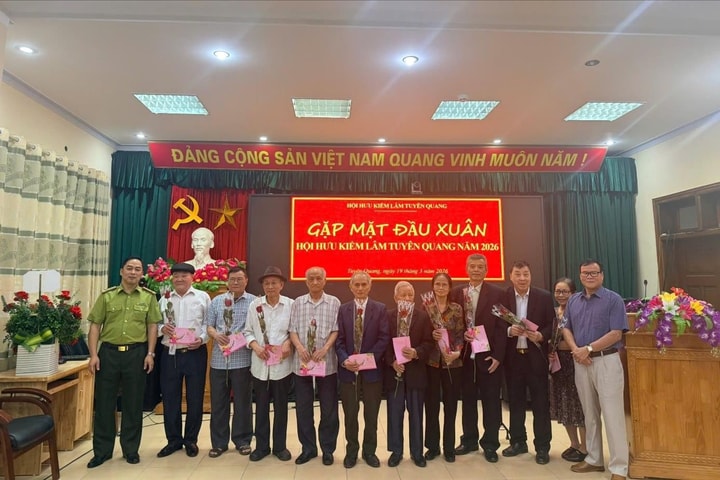 Gặp mặt đầu xuân Hội hưu Kiểm lâm Tuyên Quang năm 2026