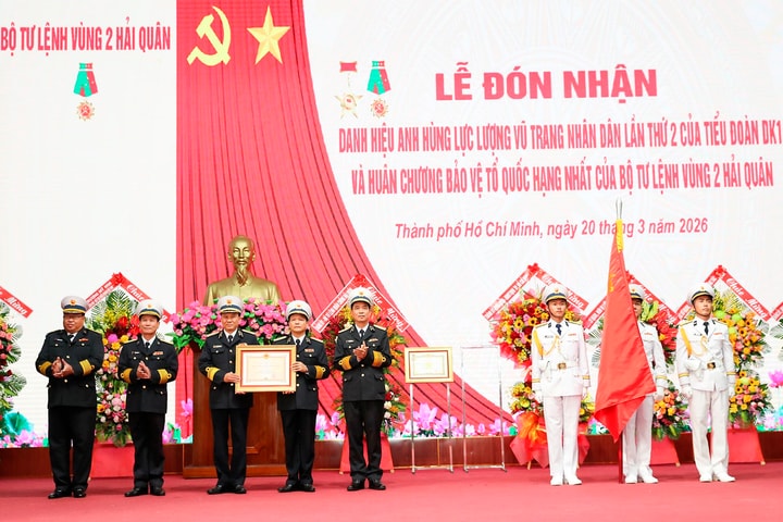 Vùng 2 Hải quân, Tiểu đoàn DK1 đón nhận phần thưởng cao quý của Đảng, Nhà nước