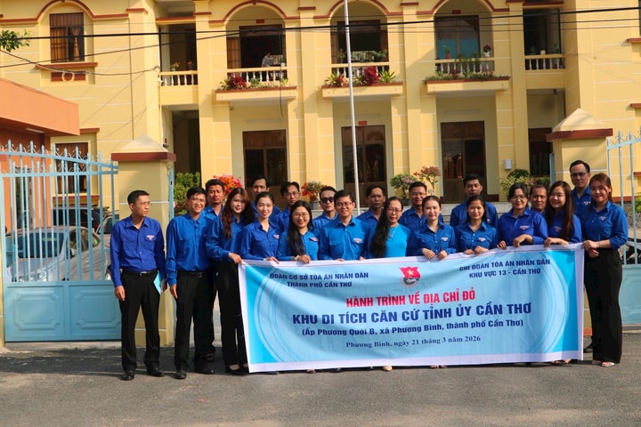 Chi đoàn TAND khu vực 13 - Cần Thơ tổ chức nhiều hoạt động chào mừng Tháng Thanh niên