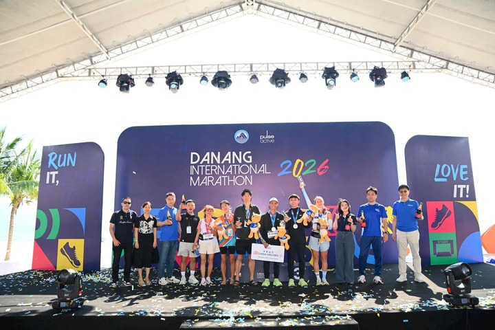 Vận động viên Việt Nam tỏa sáng tại Marathon quốc tế Đà Nẵng 2026