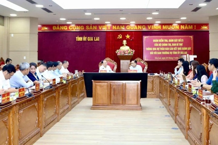 Thông qua dự thảo kết quả giám sát đối với Ban Thường vụ Tỉnh ủy Gia Lai