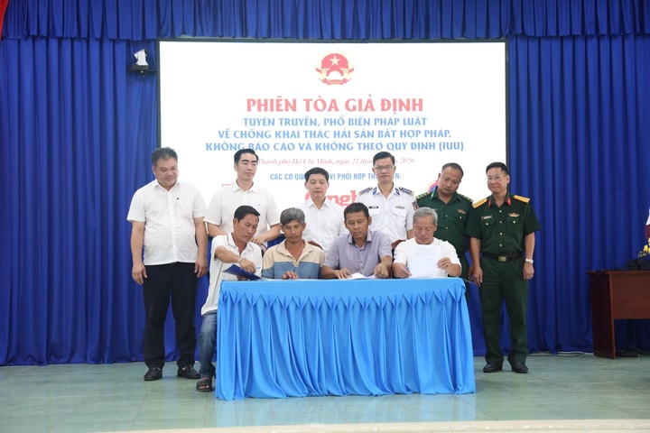 Phiên tòa giả định giúp ngư dân Bình Châu vươn khơi đúng hướng