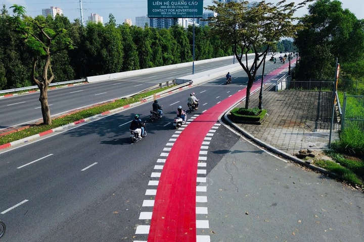 Làn đường xe đạp Mai Chí Thọ và phép thử giao thông xanh TP.HCM