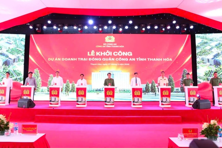 Khởi công Dự án doanh trại Công an tỉnh Thanh Hóa