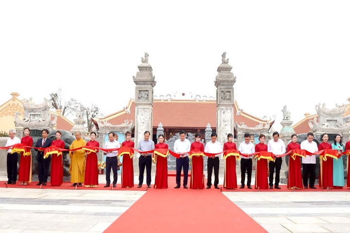 Khánh thành trùng tu Mộ, Đền thờ Lê Đức Tuy