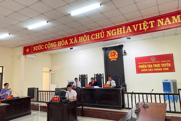 TAND khu vực 9 tỉnh Thanh Hóa: Nỗ lực thực hiện các phiên tòa trực tuyến theo tinh thần cải cách tư pháp