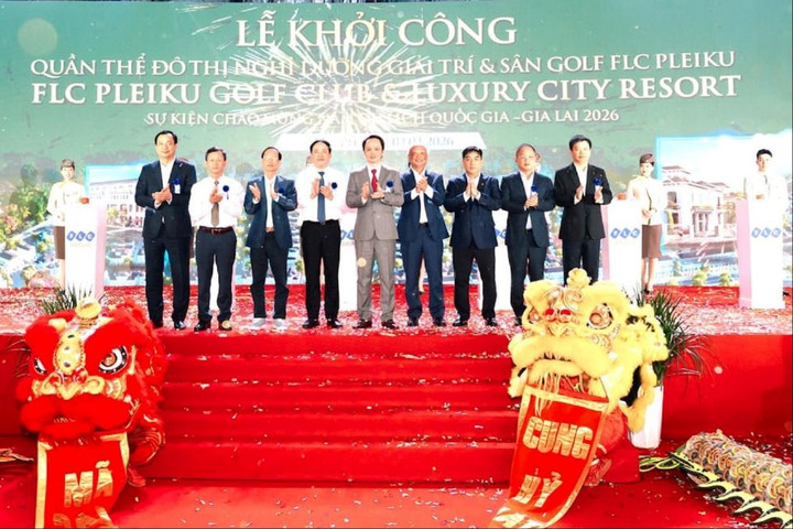 FLC khởi công đô thị nghỉ dưỡng & sân golf lớn nhất Tây Nguyên