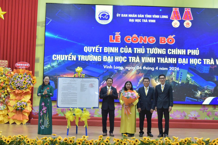 Chính thức chuyển Trường ĐH học Trà Vinh thành Đại học Trà Vinh