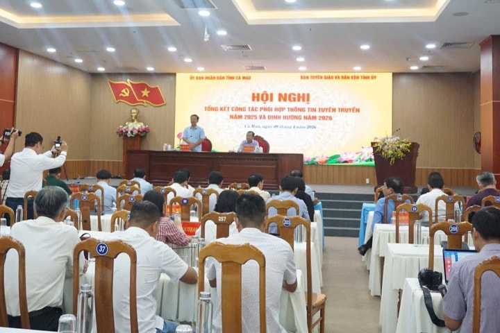 Cà Mau tổng kết công tác phối hợp thông tin tuyên truyền năm 2025