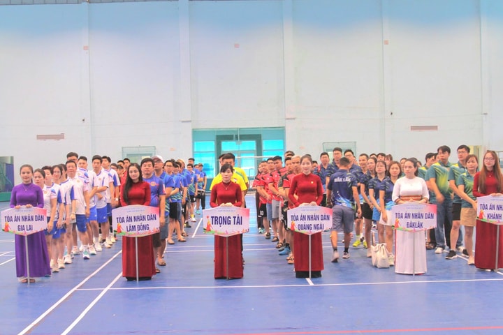 Gắn kết tập thể qua Hội thao Cụm thi đua số V TAND năm 2026
