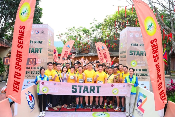 Hơn 1.100 người tham gia Giải leo núi Yên Tử 2026