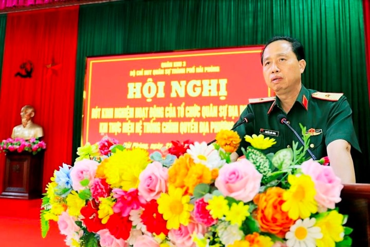 Hải Phòng sắp xếp tổ chức, biên chế quân sự địa phương bảo đảm “tinh, gọn, mạnh”