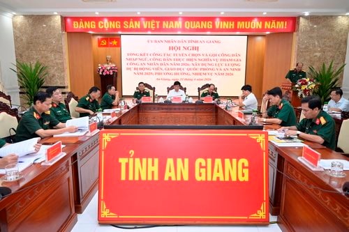 An Giang: Hoàn thành 100% chỉ tiêu tuyển quân năm 2026