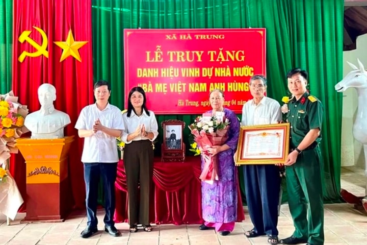 Truy tặng danh hiệu “Bà mẹ Việt Nam Anh hùng” cho mẹ Đỗ Thị Niêm