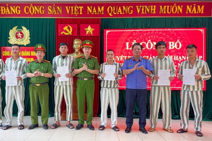 Quảng Ninh giảm án cho 31 phạm nhân dịp 30/4 và 1/5