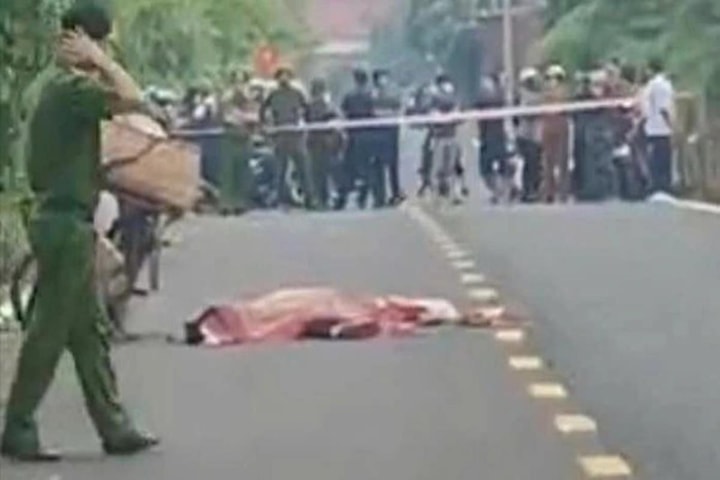 Người phụ nữ bán thịt lợn tử vong bất thường trên đường