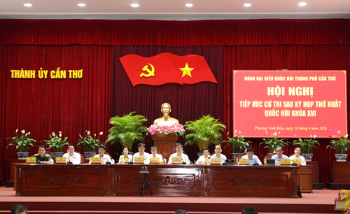 Trưởng Ban Tổ chức Trung ương tiếp xúc cử tri thành phố Cần Thơ