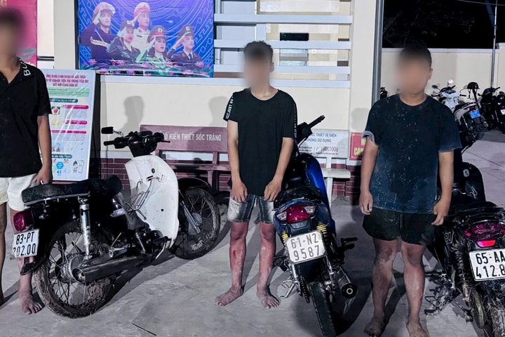 Bắt quả tang nhóm thiếu niên trộm cắp tài sản trong đêm