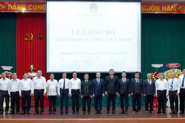 Bổ nhiệm Chánh tòa Tòa Phúc thẩm Tòa án nhân dân tối cao tại TP.HCM và Đà Nẵng