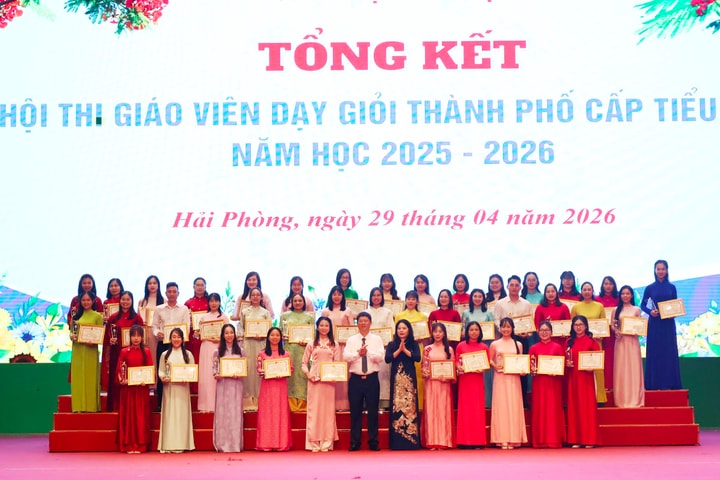 Hải Phòng có 239 giáo viên đạt xuất sắc trong hội thi dạy giỏi thành phố
