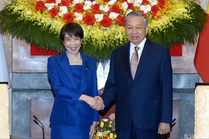 Tổng Bí thư, Chủ tịch nước Tô Lâm tiếp Thủ tướng Nhật Bản Takaichi Sanae