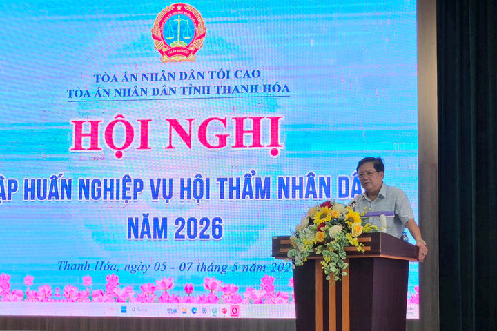 TAND tỉnh Thanh Hóa tổ chức Hội nghị tập huấn nghiệp vụ cho Hội thẩm nhân dân