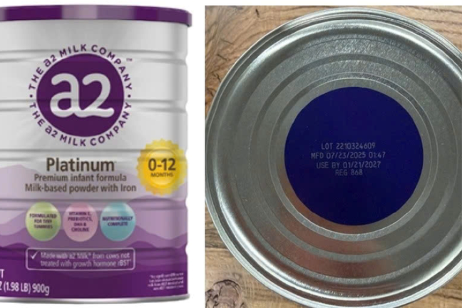Thu hồi sữa a2 Platinum Premium do nguy cơ nhiễm độc tố