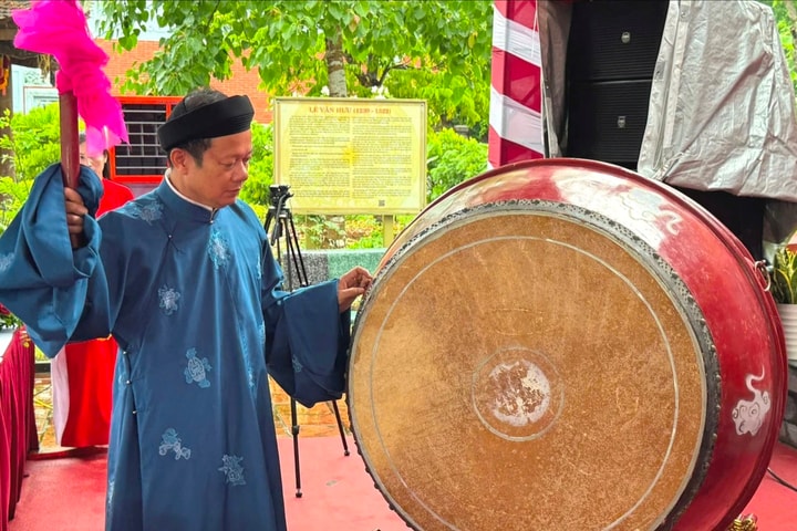 Trang trọng khai mạc Lễ hội Đền thờ Lê Văn Hưu năm 2026