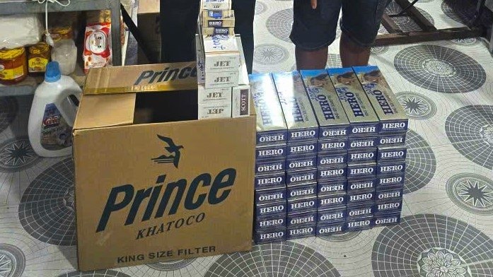 Phát hiện gần 500 bao thuốc lá không rõ nguồn gốc