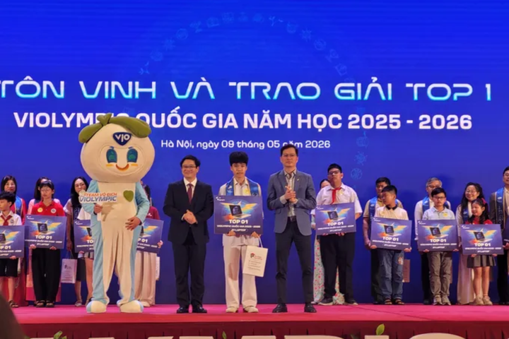 Violympic 2025-2026 vinh danh hơn 32.000 học sinh xuất sắc trên cả nước