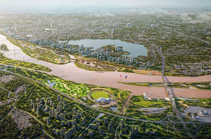 Hà Nội thông qua siêu dự án gần 737.000 tỷ đồng dọc sông Hồng