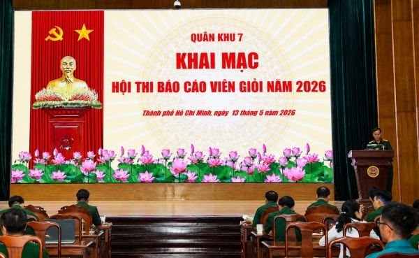 Quân khu 7: Kiểm tra năng lực lý luận và thực tiễn qua Hội thi Báo cáo viên giỏi