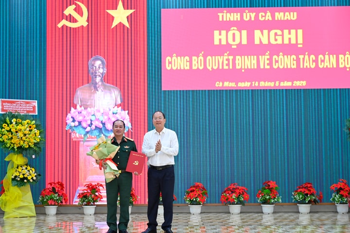 Thiếu tướng Nguyễn Văn Ngành giữ chức Chỉ huy trưởng Bộ CHQS tỉnh Cà Mau