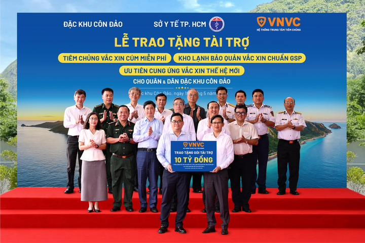 Quân, dân Côn Đảo hưởng lợi từ gói tài trợ hơn 10 tỷ đồng từ Hệ thống VNVC