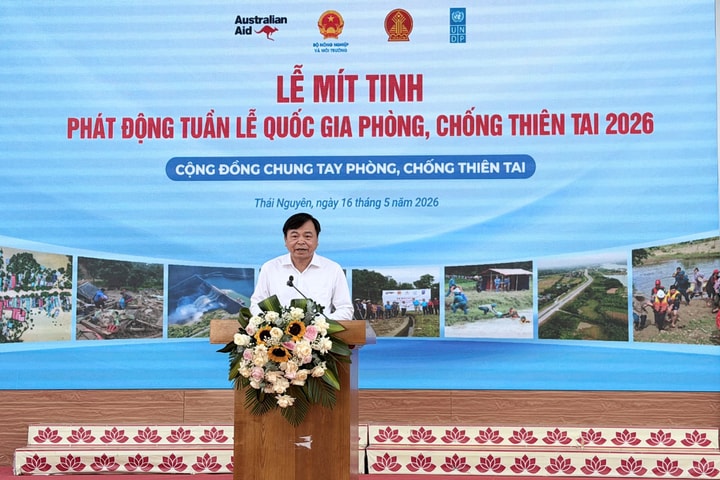 Lễ mít tinh phát động Tuần lễ Quốc gia về phòng, chống thiên tai năm 2026
