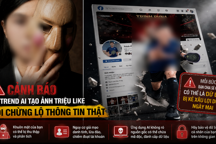 Đu trend AI tạo ảnh triệu like “bước ra từ trang cá nhân”, coi chừng lộ thông tin thật