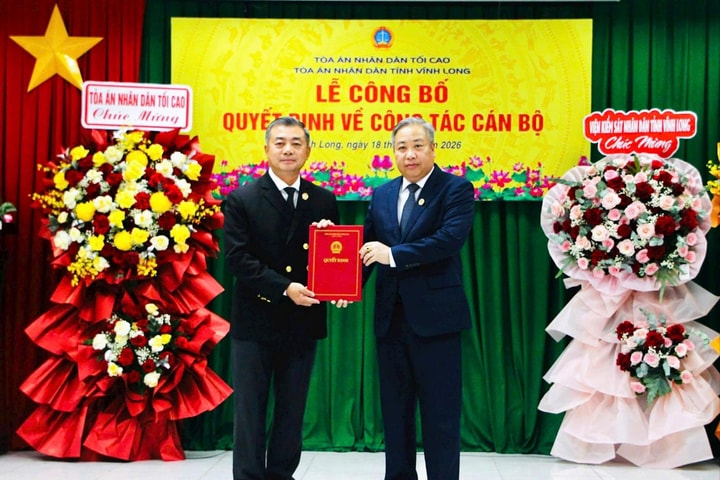 Đồng chí Huỳnh Xuân Long giữ chức Chánh án TAND tỉnh Vĩnh Long