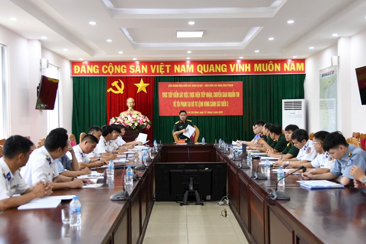 Tăng cường kiểm sát nguồn tin về tội phạm tại Vùng Cảnh sát biển 3