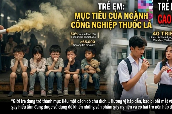 Trẻ em đang là "mồi ngon" của các tập đoàn thuốc lá: Con số giật mình từ WHO