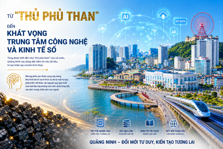 Từ “thủ phủ than” đến khát vọng trung tâm công nghệ và kinh tế số
