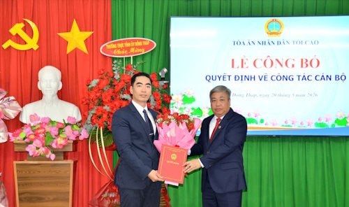 Đồng chí Bùi Thái Hùng làm Chánh án TAND tỉnh Đồng Tháp