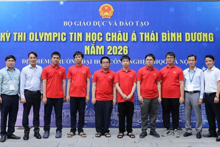 Việt Nam bứt phá, giành 6 huy chương Olympic Tin học châu Á