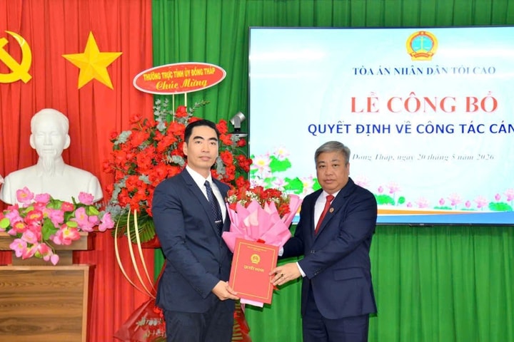 Bổ nhiệm đồng chí Bùi Thái Hùng giữ chức Chánh án TAND tỉnh Đồng Tháp