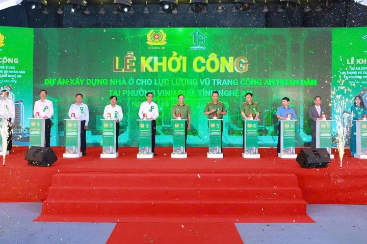 Khởi công dự án nhà ở xã hội cho lực lượng Công an