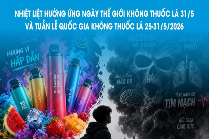 Mỗi cán bộ, học viên là một tuyên truyền viên phòng, chống tác hại của thuốc lá