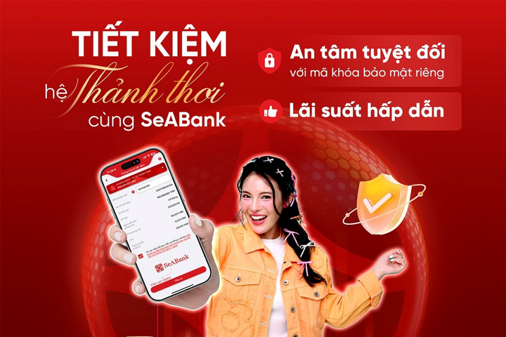 SeABank tăng lớp bảo vệ tiền gửi online