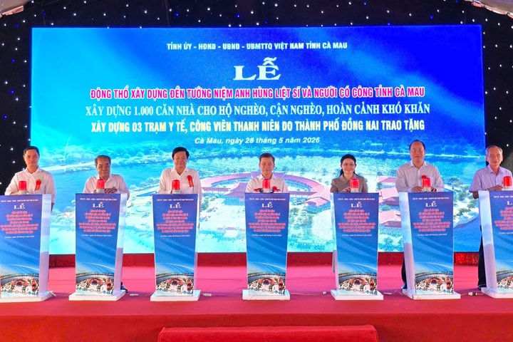 Cà Mau động thổ, khởi công nhiều công trình ý nghĩa